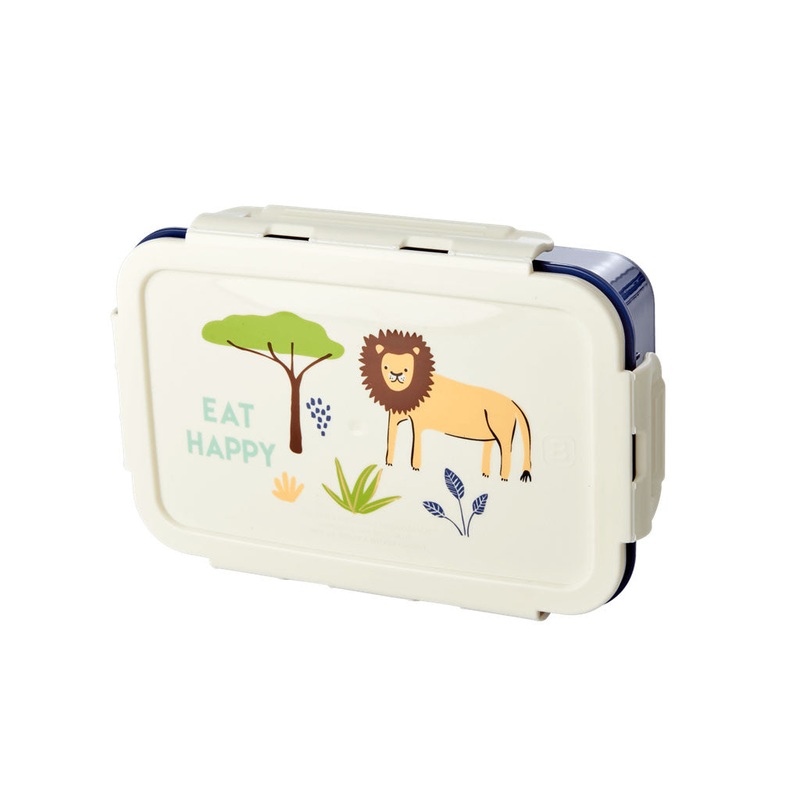 Rice DK Lunchbox with 3 Inserts - Blue Jungle Print