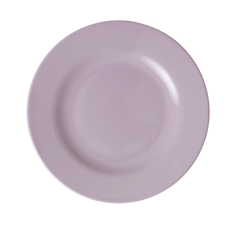 Rice DK Melamine Side Plate in Soft Lavender