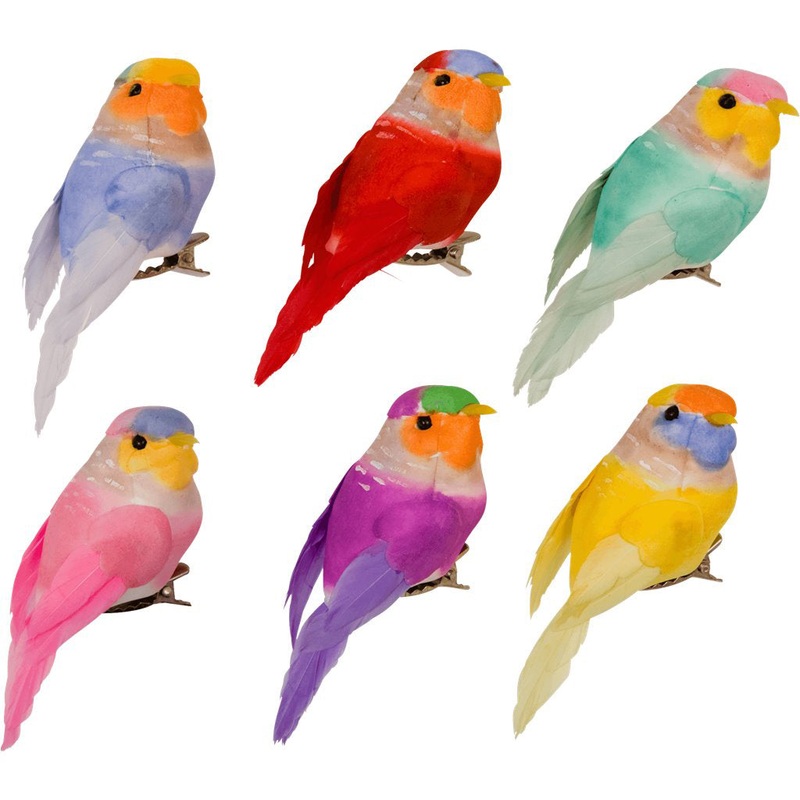 Rice DK Wrapping Deco Bird with Clip (1pc)