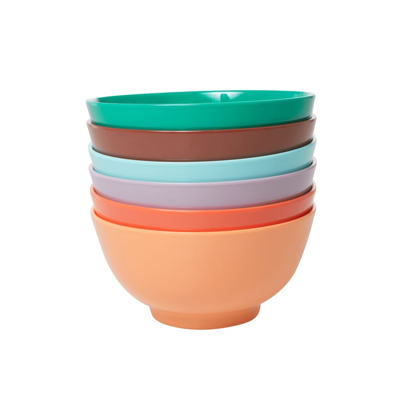 Rice DK Melamine Bowl in 6 Assorted Follow The Call of The Disco Ball - Medium (1pc)