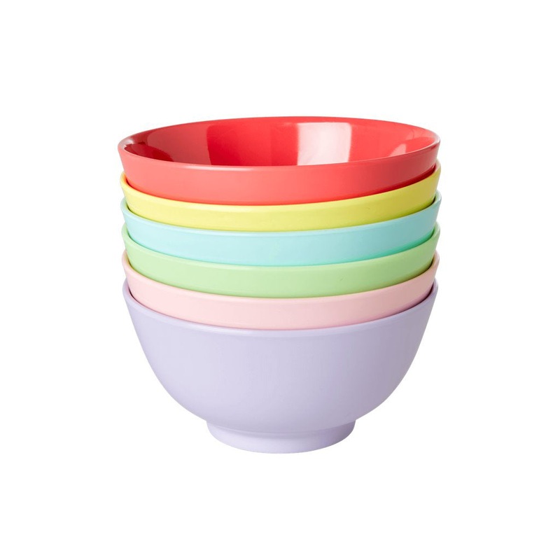 Rice DK Melamine Bowl 'Yippie Yippie Yeah' Colors - Single - Medium