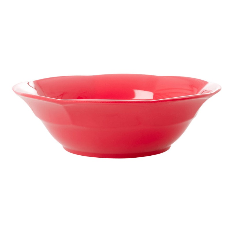 Rice DK Melamine Soup Bowl in Red Kiss