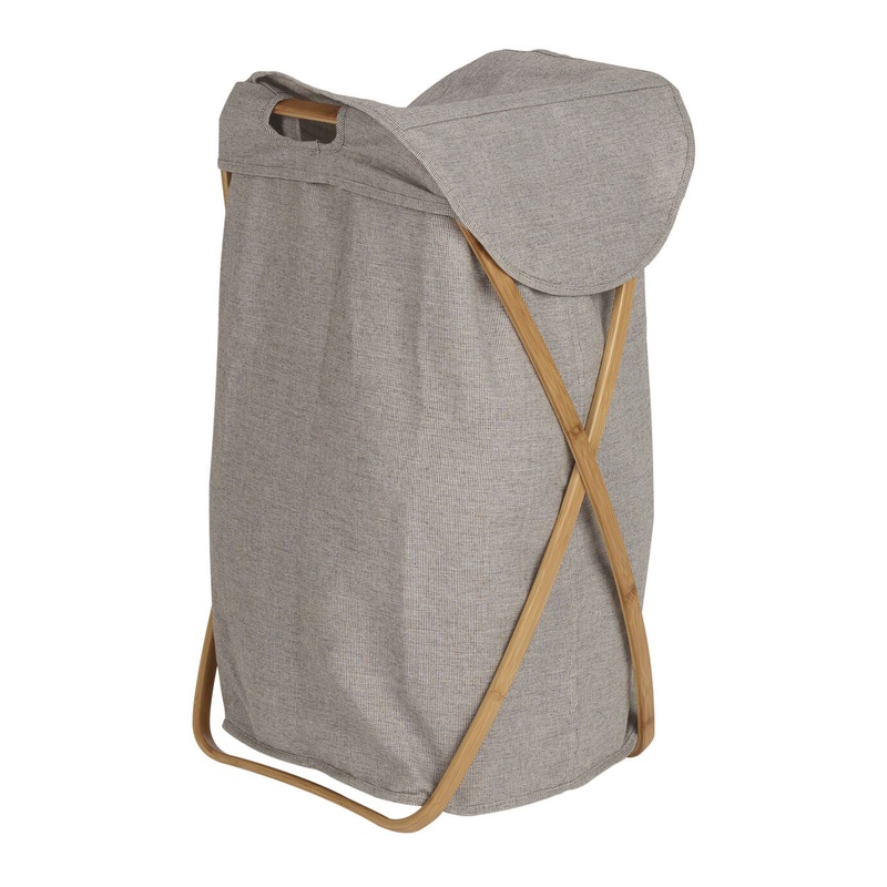 Quax Linen Basket Grey