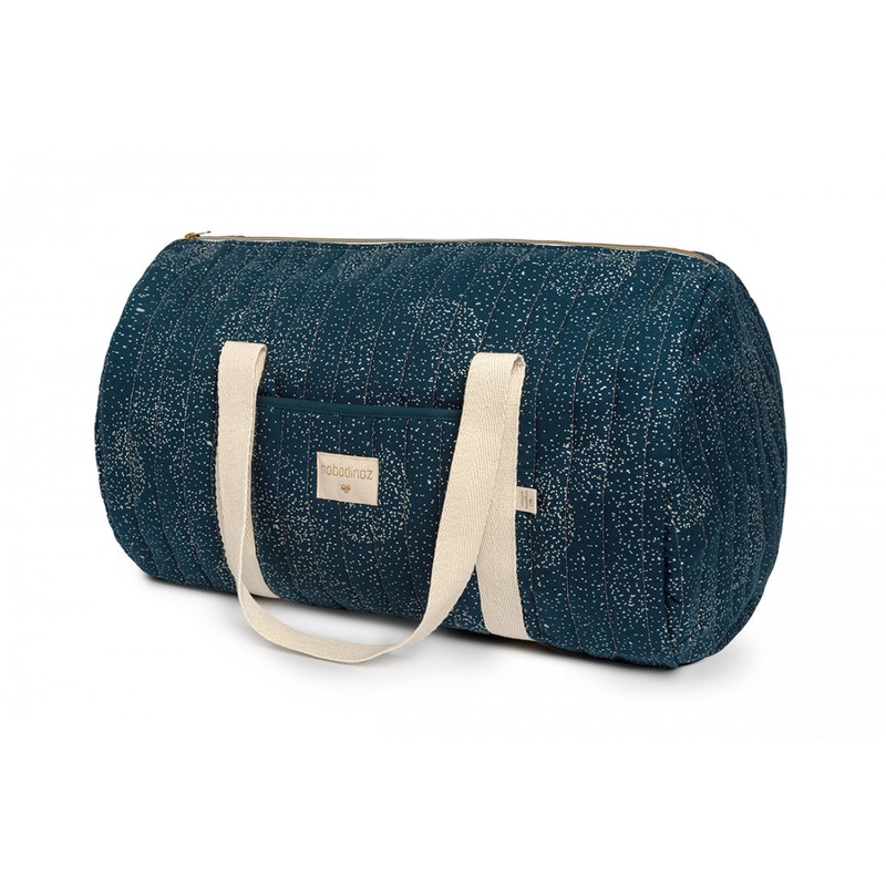 nobodinoz New York Weekend Bag Gold Bubble/ Night Blue