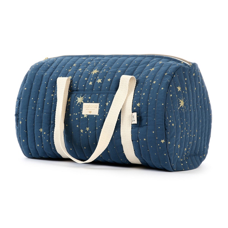 nobodinoz New York Weekend Bag Gold Stella/ Night Blue