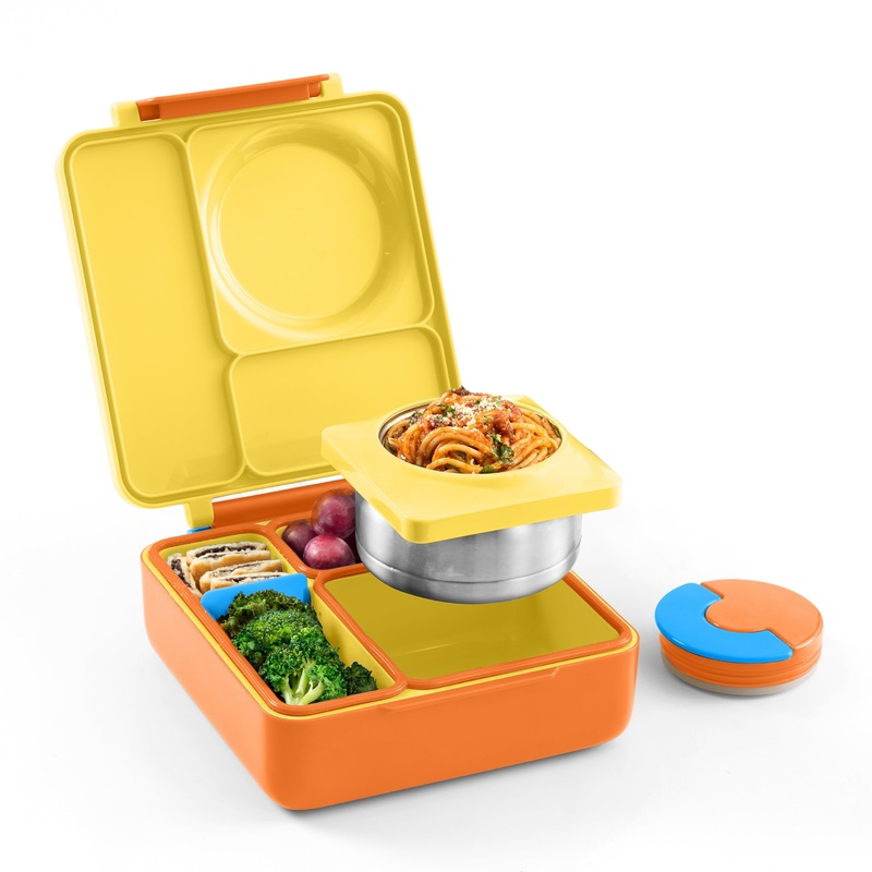 OmieBox Insulated Hot & Cold Bento Box V2 - Sunshine