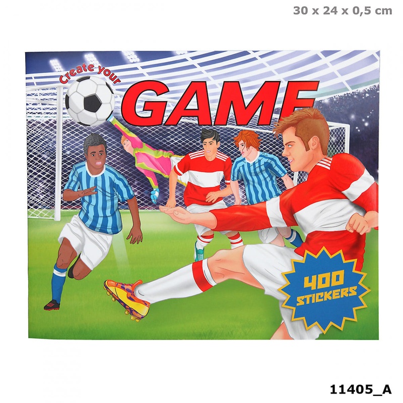 Depesche Create Your Football Game Colouring Book