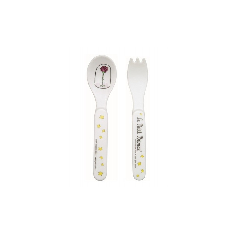La boutique du Petit Prince Set of 2 Baby Cutlery The Little Prince and The Rose