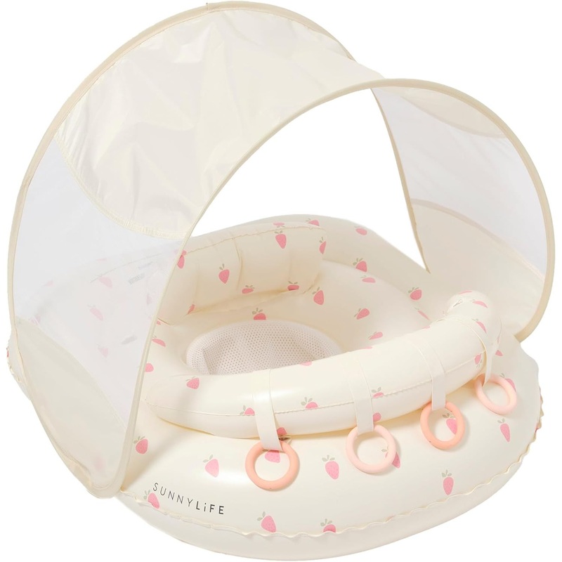 SUNNYLiFE Interactive Baby Float Strawberry Sunshine Pink