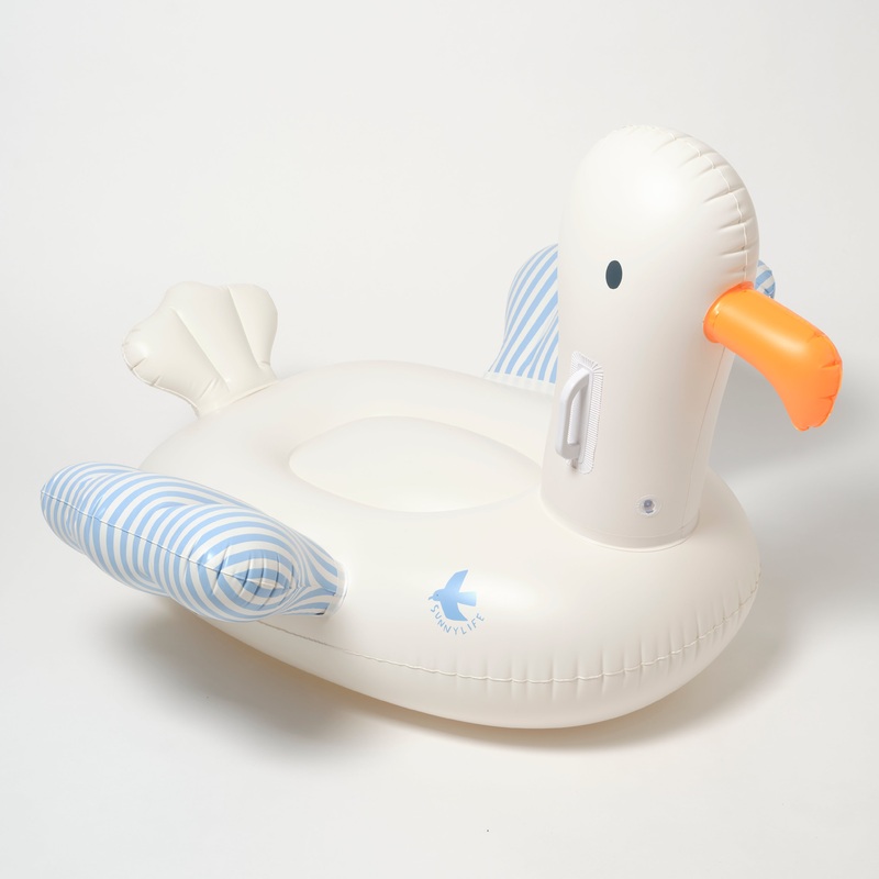 SUNNYLiFE Kids Ride-On Sid The Seagull Blue Stripe