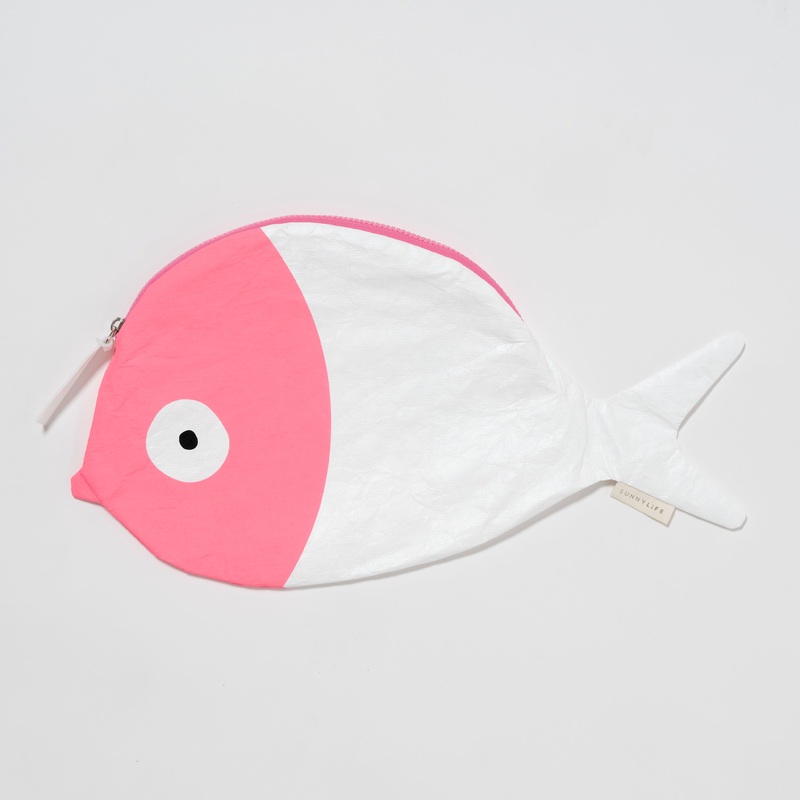 SUNNYLiFE Kids Wet Bag Melody The Mermaid Neon Pink