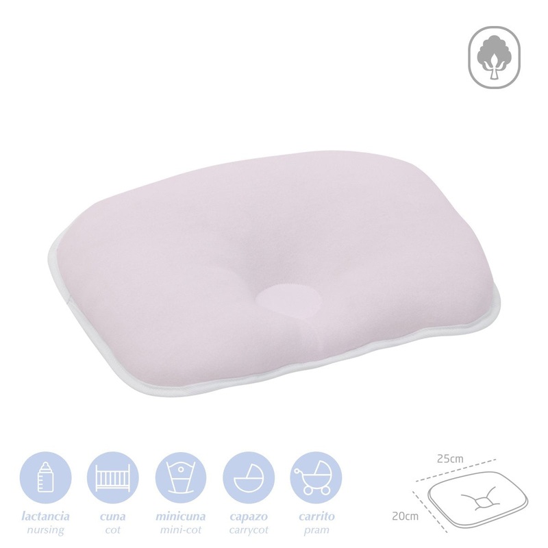 Cambrass Arm Pillow Liso E Pink 25x20cm