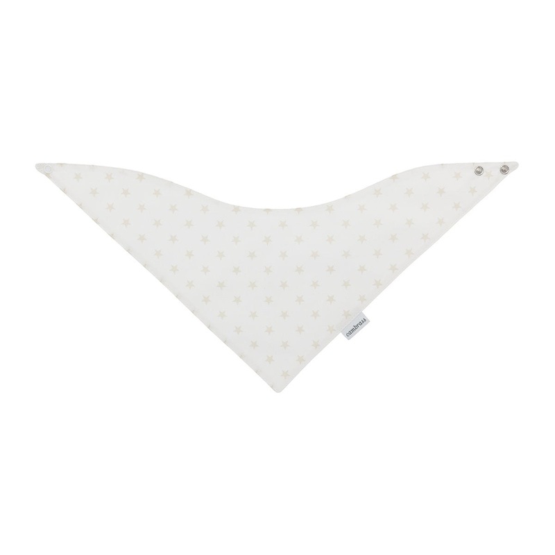 Cambrass Bib Bandana Star Beige 38x18cm