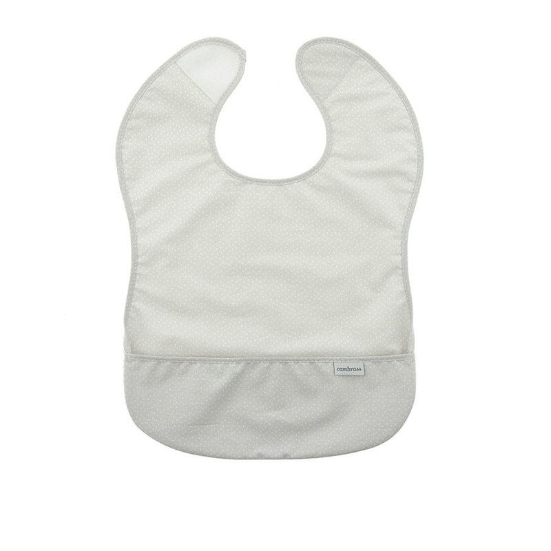 Cambrass Bib Square PVC Sky Grey/Rain 28x36x1cm