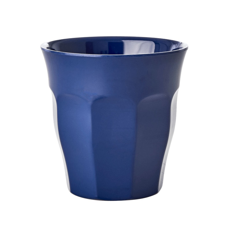Rice DK Melamine Cup in Navy Blue - Medium