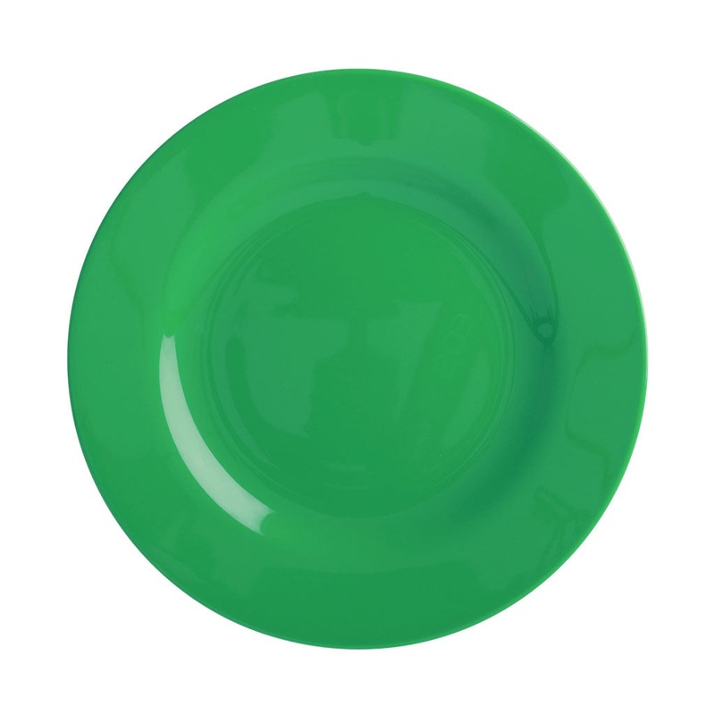 Rice DK Melamine Side Plate in Forest Green