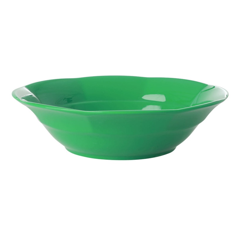 Rice DK Melamine Soup Bowl in Forest Green