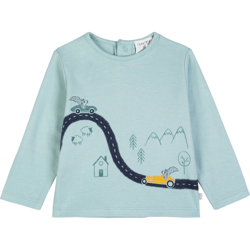 Carrment Beau Long Sleeve T-Shirt Fall 2 Sea-Green