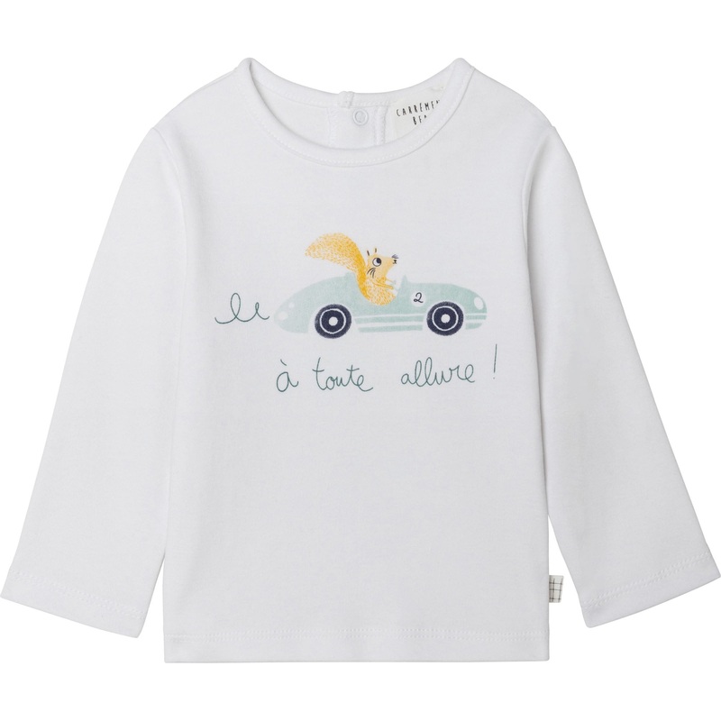Carrment Beau Long Sleeve T-Shirt Fall 2 White Green