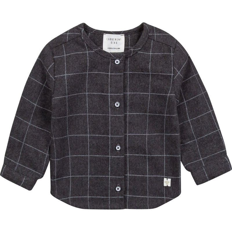 Carrment Beau Shirt Winter Off White Grey
