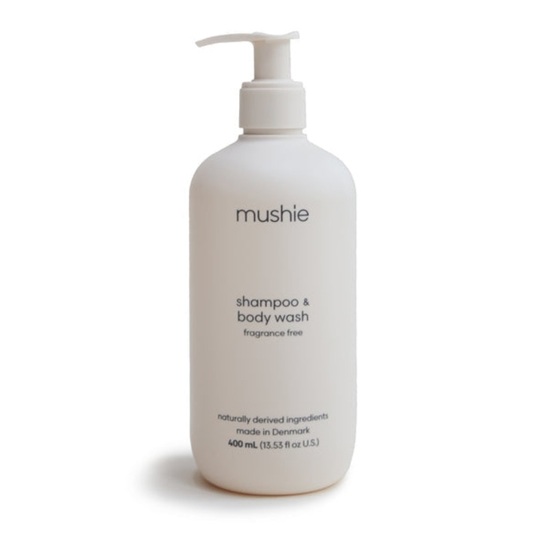 Mushie Baby Shampoo & Body Wash Fragrance-Free 400ml