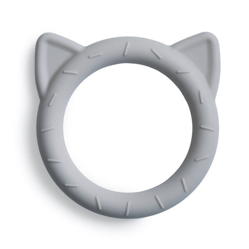 Mushie Teether Cat Stone