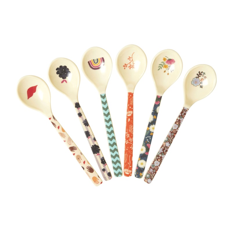 Rice DK Melamine Teaspoon with 'Follow The Call of The Disco Ball' Prints