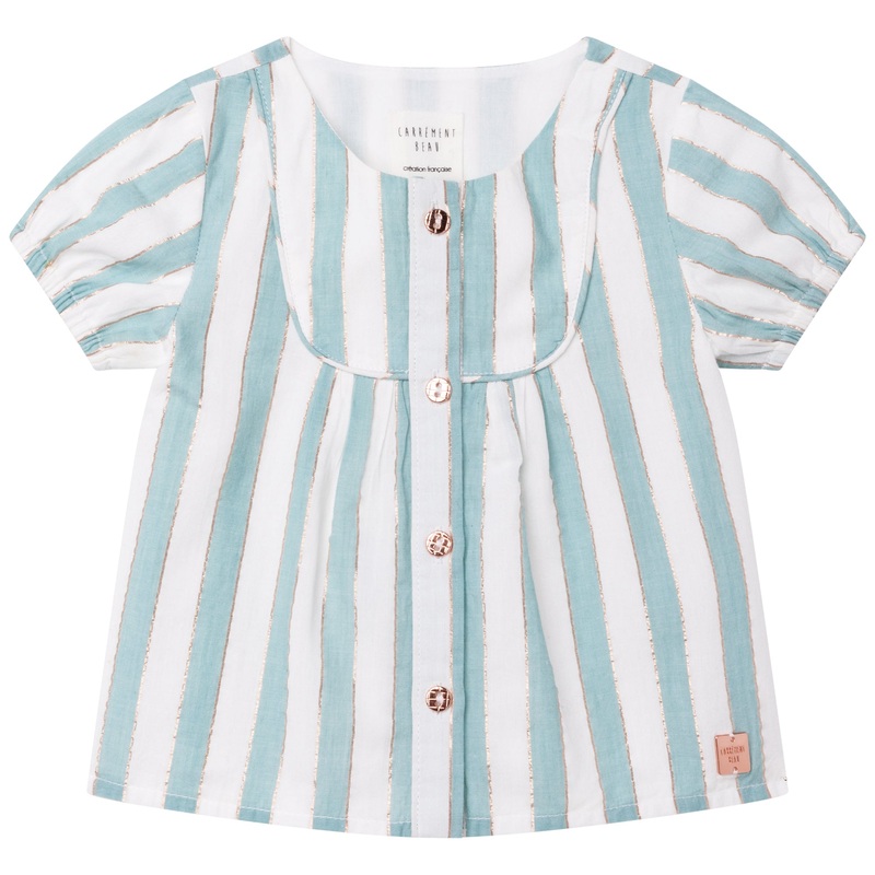 Carrment Beau Blouse Spring 1 Infant White Green