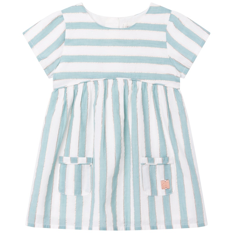 Carrment Beau Dress Spring 1 Infant White Green
