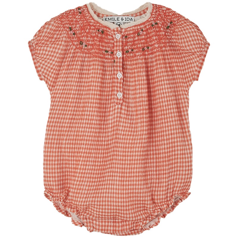 Emile et Ida Jumpsuit Vichy Rouge