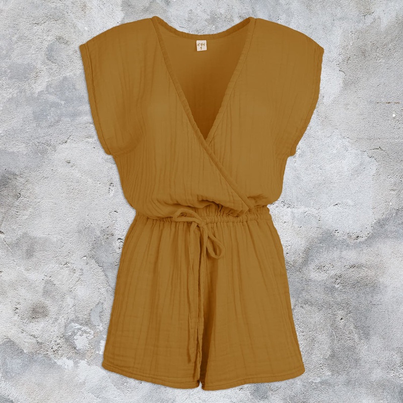 Numero 74 Grace Playsuit Women Gold