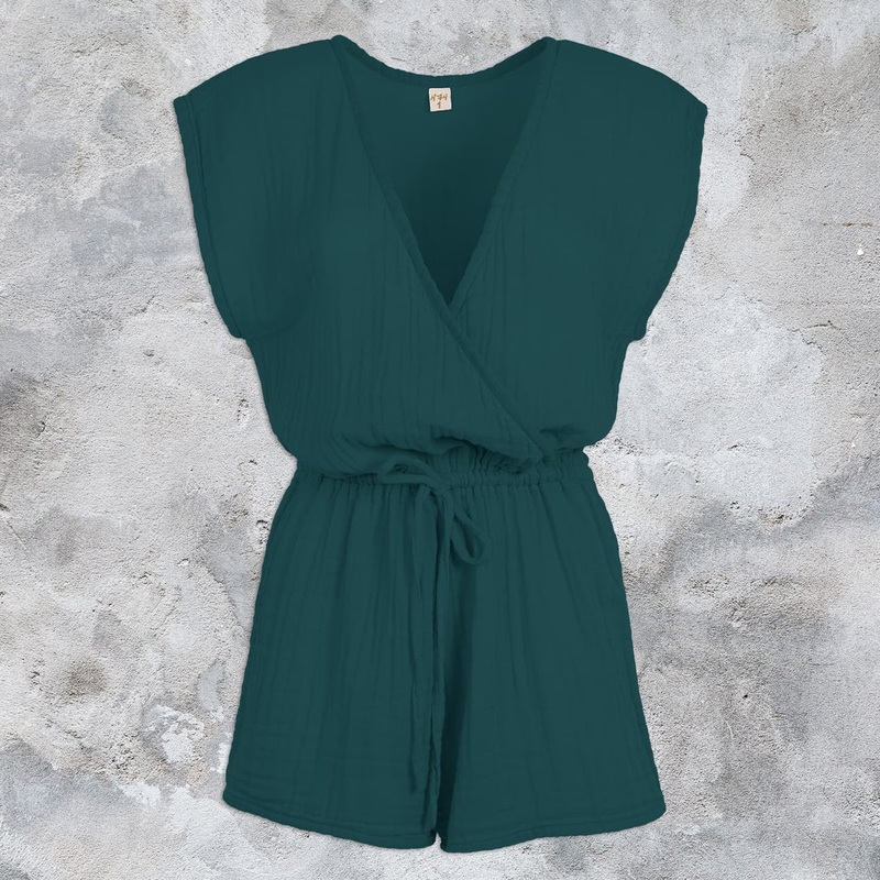 Numero 74 Grace Playsuit Women Teal Blue