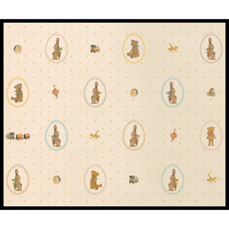 Maileg Gift Wrap, Bunnies and Teddies - 10 M