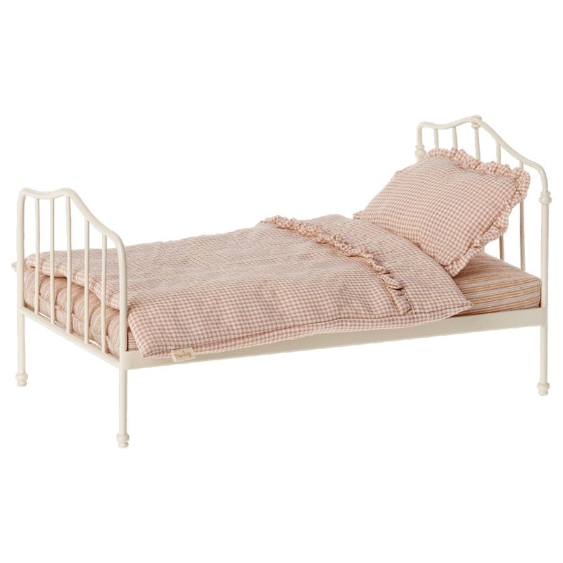 Maileg Miniature Bed, Mini - Purple