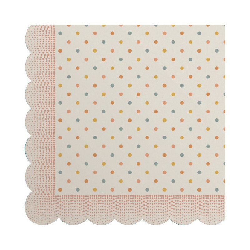Maileg Napkin, Rose Dots