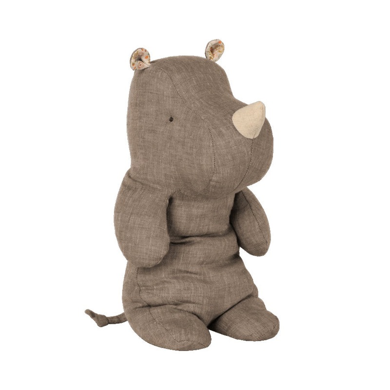 Maileg Safari Friends, Rhino, Grey, Medium