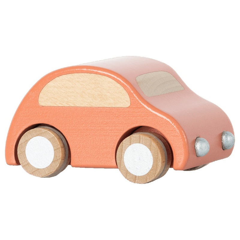 Maileg Wooden Car - Coral
