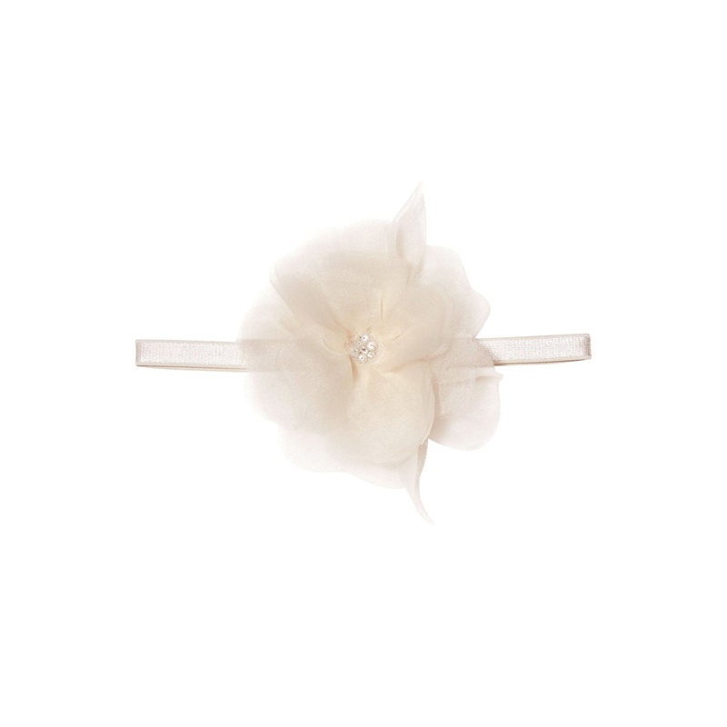 Tutu du Monde Bebe - Peony Headband Linen