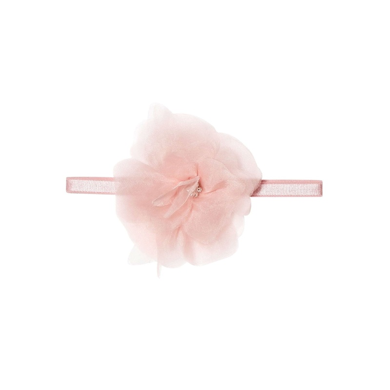 Tutu du Monde Bebe - Peony Headband Rose Quartz