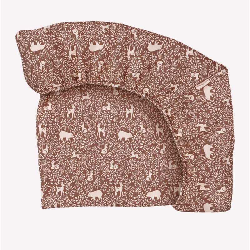 Main Sauvage Fitted Sheet - Woodland