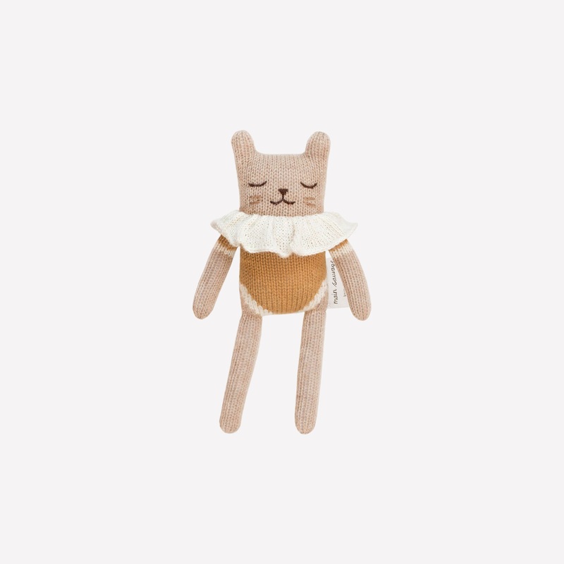 Main Sauvage Knit Toy - Kitten - Ochre Bodysuit