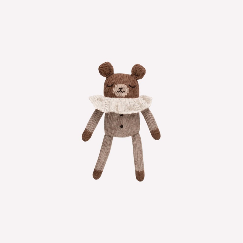 Main Sauvage Knit Toy - Teddy - Oat Pyjamas