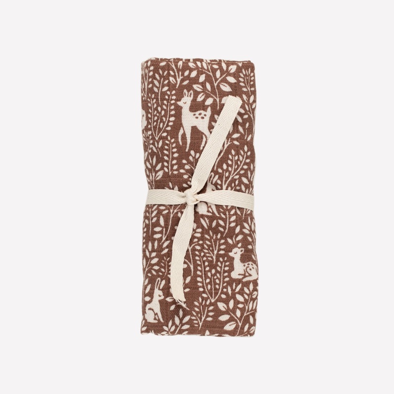 Main Sauvage Muslin Cloth - Woodland