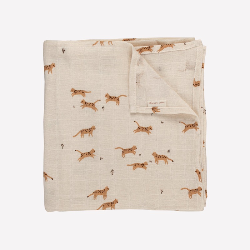 Main Sauvage Muslin Swaddle Blanket - Savannah