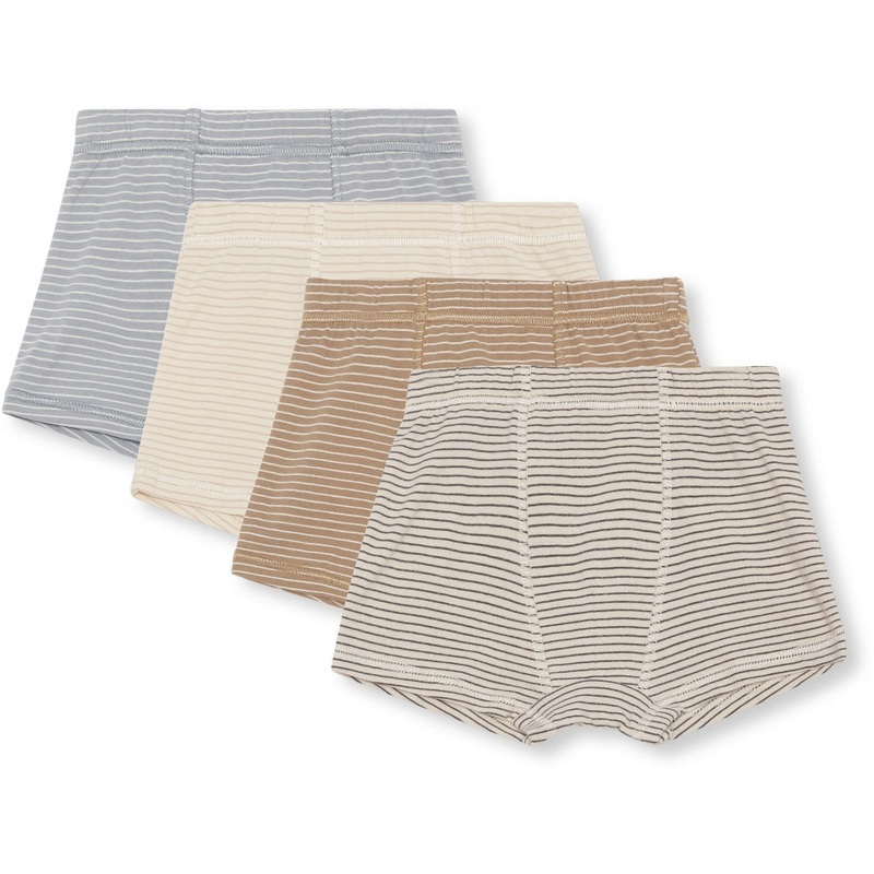 Konges Sljd 4 Pack Basic Boxers Stripe Mix