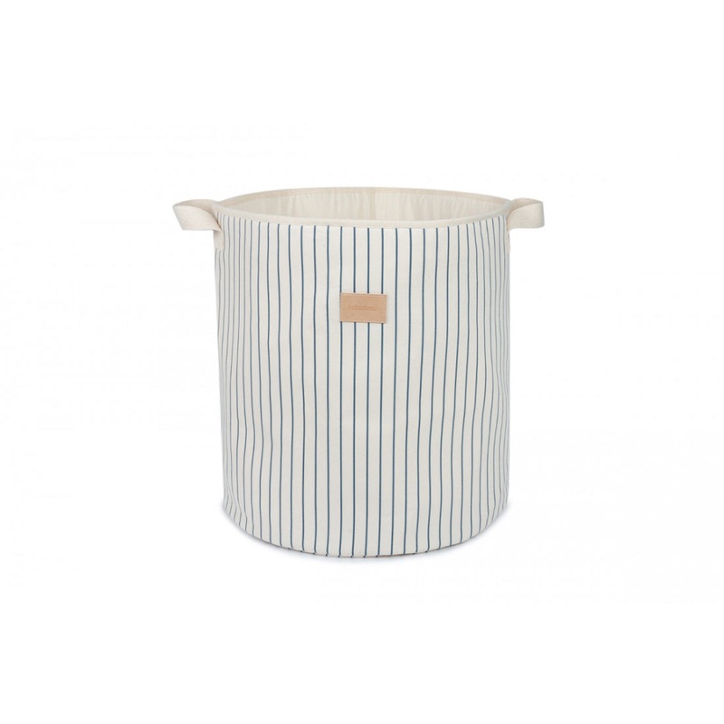 nobodinoz Odon Toy Bag Blue Stripes/Natural