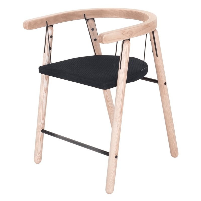 Tink Things Ika Swing Chair - Natrual Wood - Big - 48x43x64cm