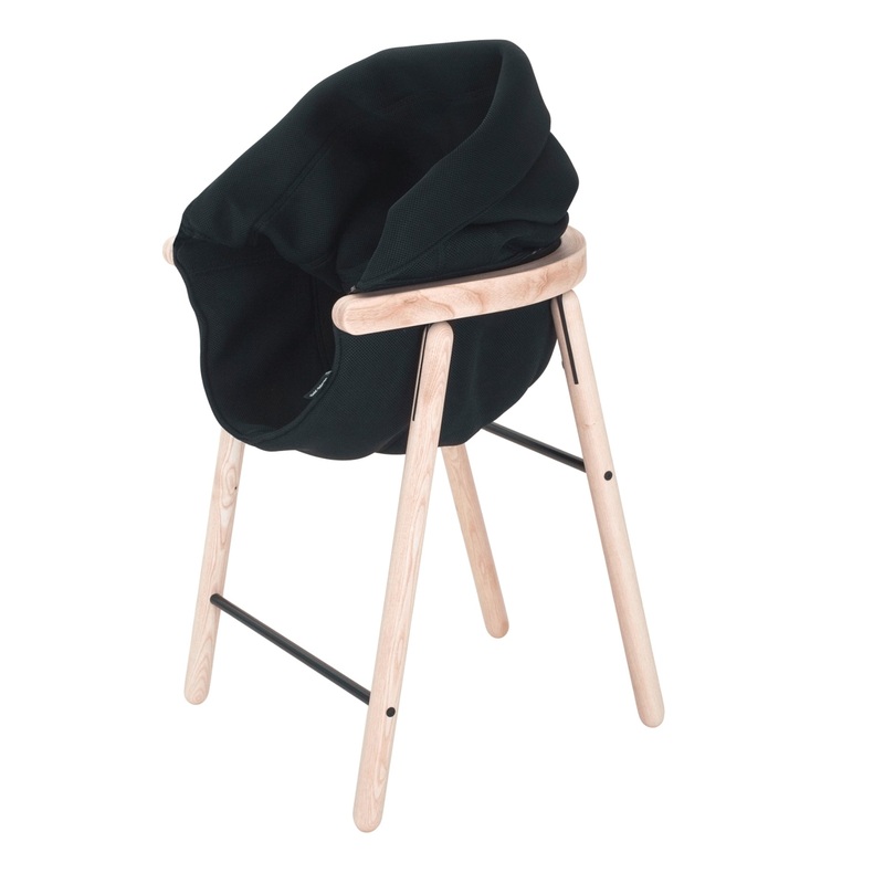 Tink Things Mia Hoodie Chair - Natural Wood - Big - 48x43x64cm