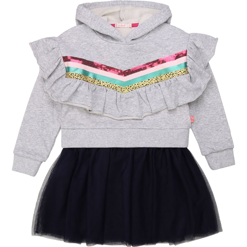 Billieblush Dress Party Chine Grey