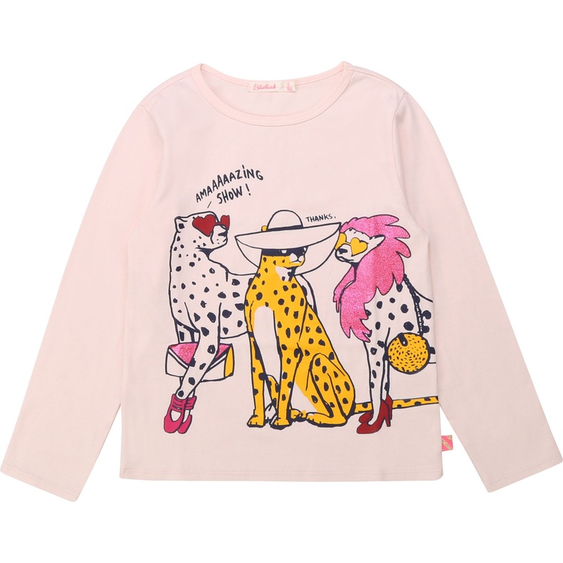 Billieblush T-Shirt Fall 2 Tiger Pink Pale
